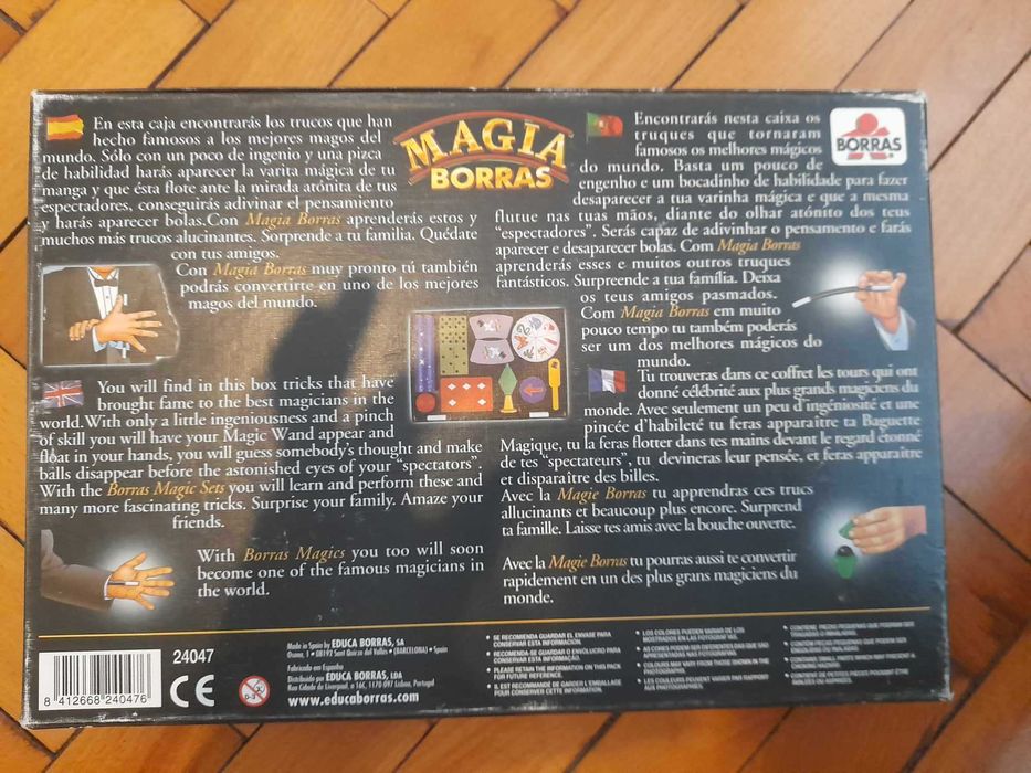 Магически трикове, Фокуси, Комплект за фокуси 8 euro