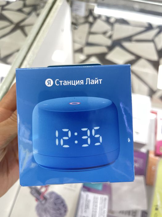 Яндекс станция лайт 2 го поколения с часами