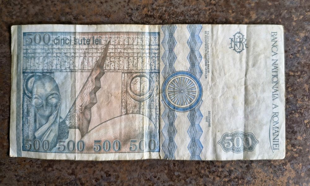 Bancnotă veche de 500 de lei