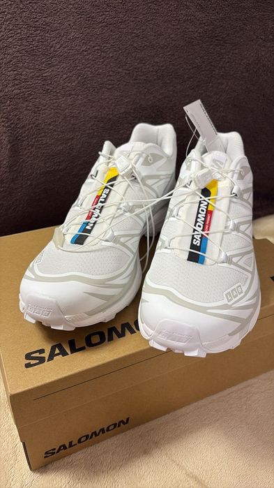 Adidasi Salomon Sportstyle
XT 6 UNISEX - Sneakers low - white/lunar rock