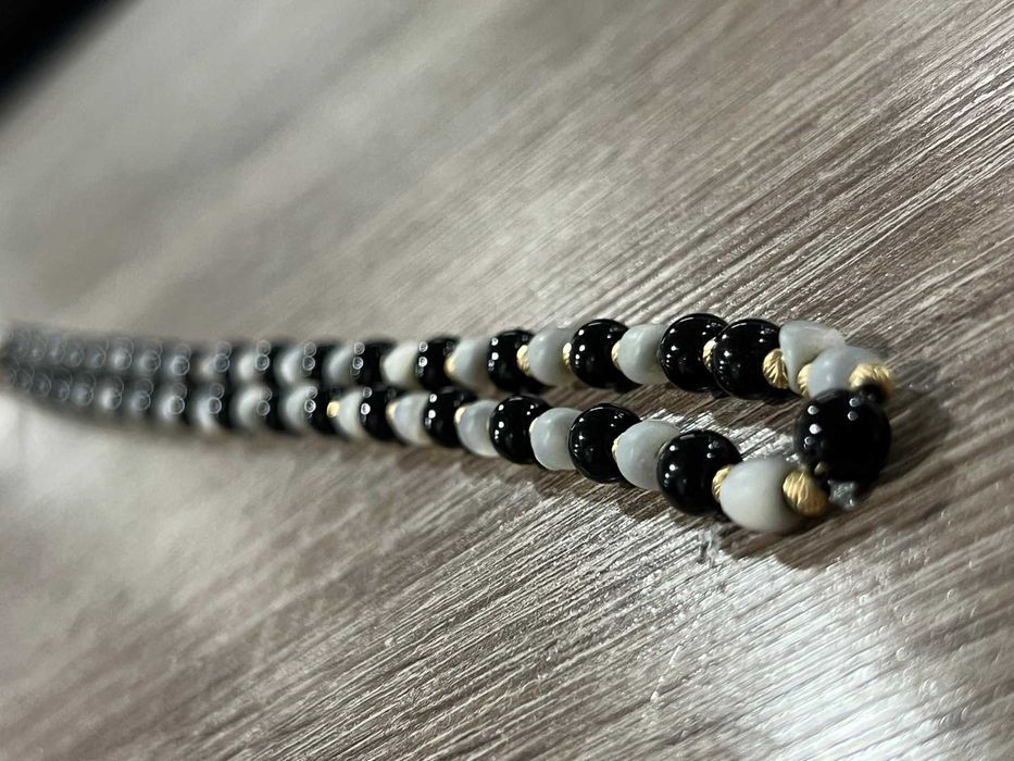 Златен синджир с маниста 585