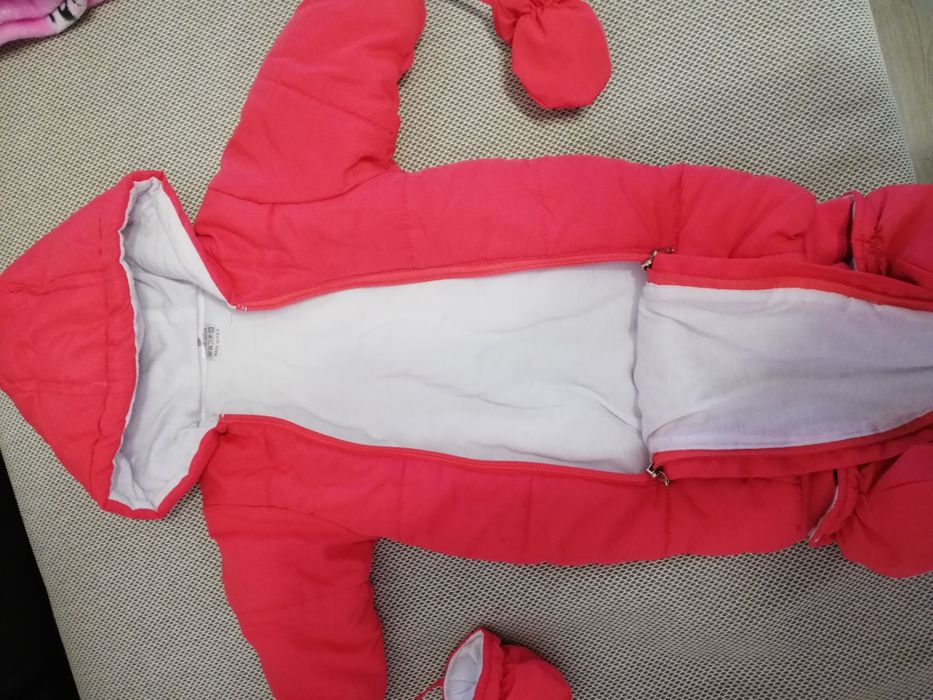 Ескимос/космонавт за момиче 3-6м