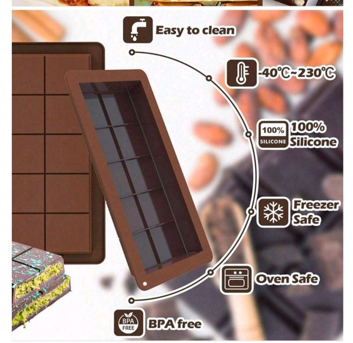 Форма/молд за дубайски шоколад