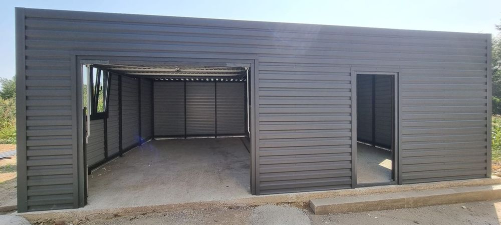 Garaj Metalic 3.5 x 7m  | Garaj Panouri Sandwich | Garaj Auto | La Comanda | Montaj Rapid