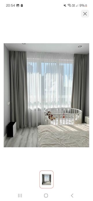 Шторы  новые серого света