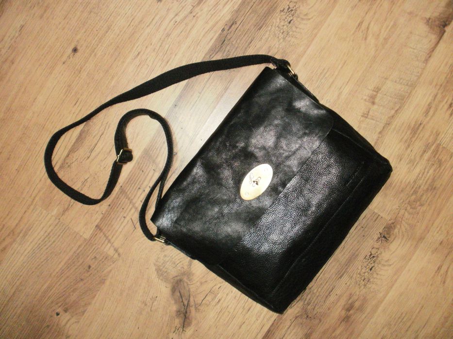 HOUSE OF JANIC CARLO бизнес чанта нова естествена кожа