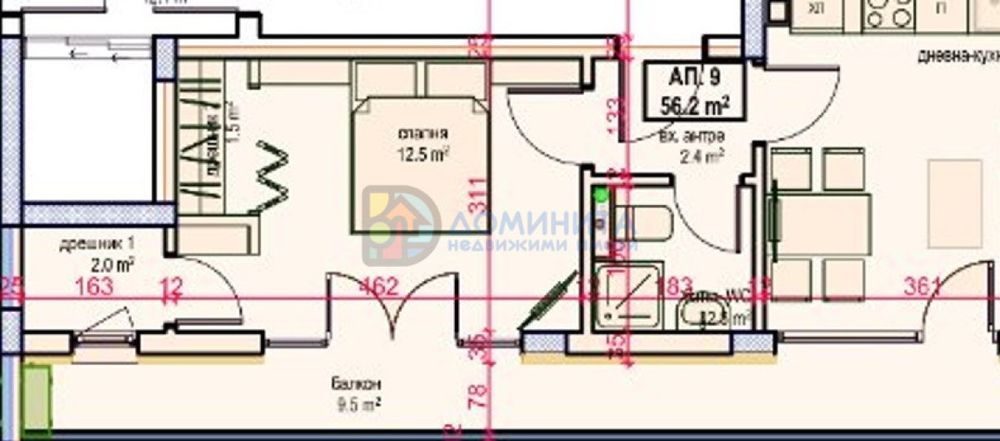 Продава се Двустаен апартамент в Приморско - 68 кв.м за 1057 €/кв.м - Снимка #7
