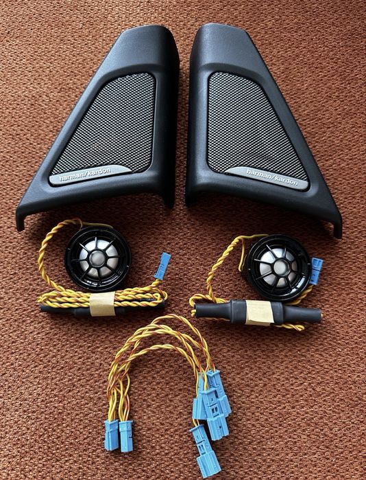 Set Tuitere Twetere Boxa Boxe Inalte Usa Portiera Usi Tweeter Tweetere Sistem Audio Harman Kardon HK Bmw Seria 5 F10 F11 2010-2016 Face-Nonfacelit