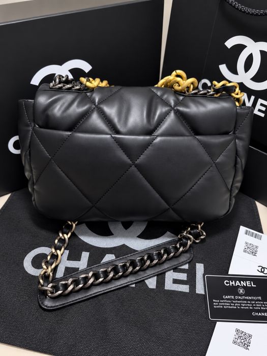 Geantă/Poșetă Chanel Shinny Lambskin Gold Tone 25x14x7cm