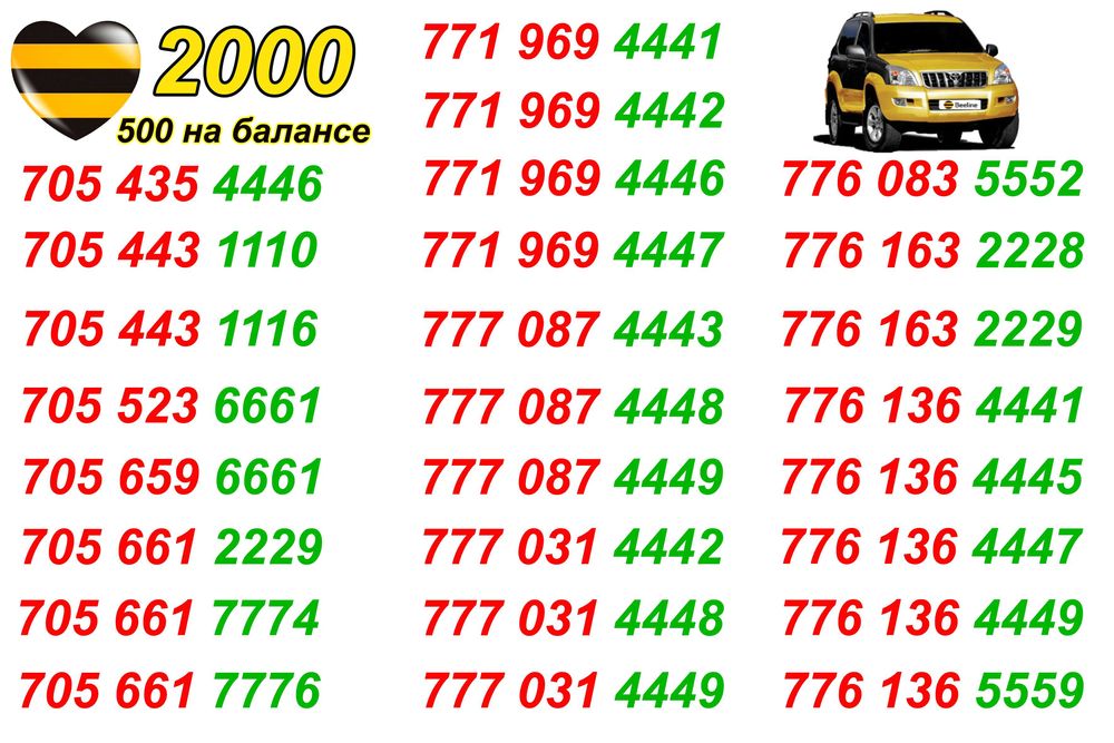 GSM Номера. Парные номера Билайн