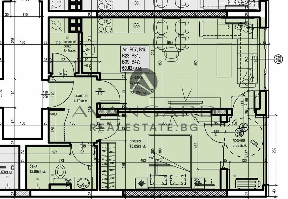 Продава се Двустаен апартамент в Пловдив, Кючук Париж - 73 кв.м за 1290 €/кв.м - Снимка #4