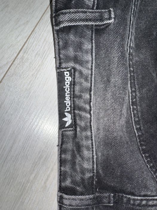Balenciaga x adidas denim black