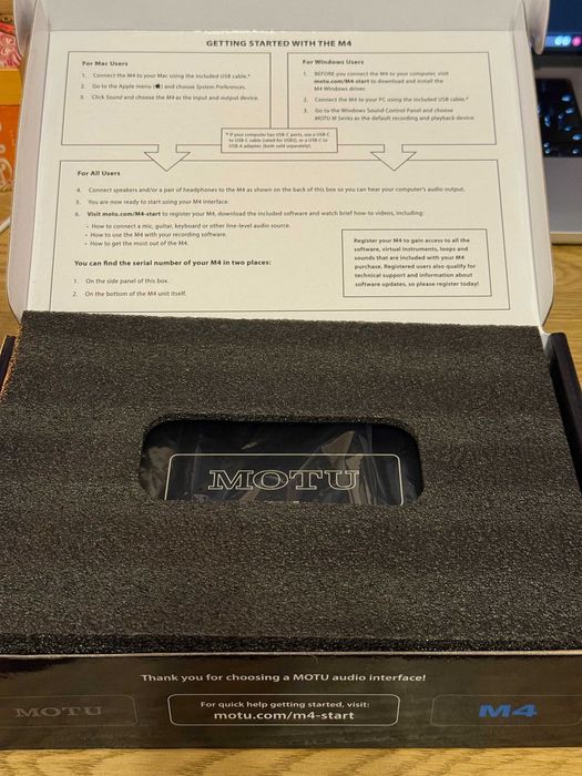 Interfata audio MOTU M4