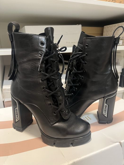 ЕСТЕСТВЕНА КОЖА боти Carinii 39 номер