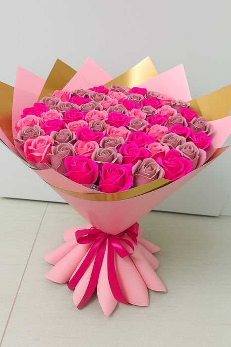 Buchet trandafiri sapun