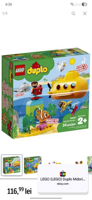 Lego duplo submarinul