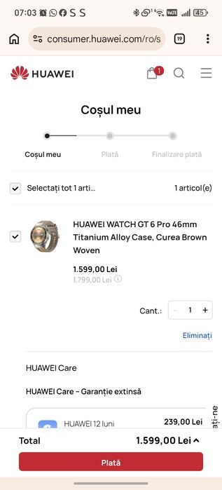Huawei gt 6pro full box