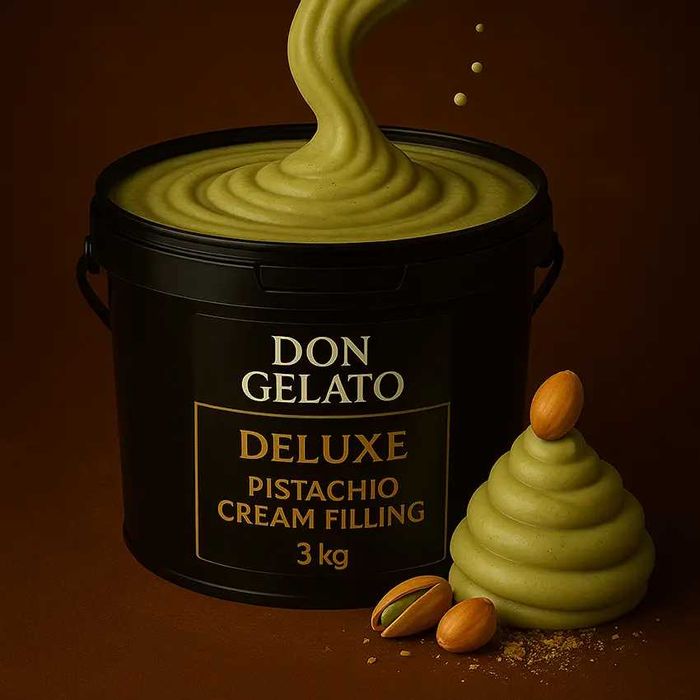 Крем пълнеж с шамфъстък Don Gelato Deluxe | 1 кг / 3 кг / 10 кг