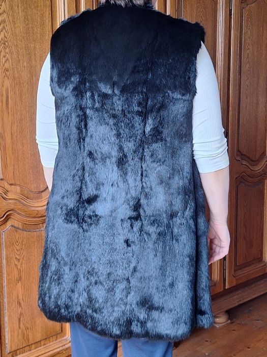 Vesta din blana naturala de iepure