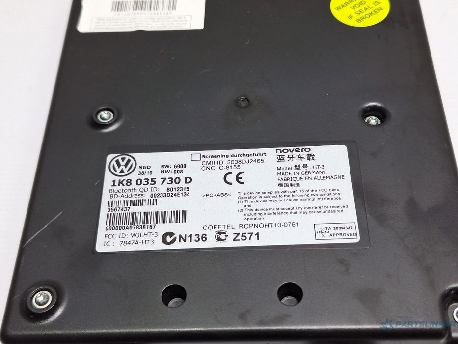 Modul bluetooth VOLKSWAGEN PASSAT Variant 3C5 2005 - 2011 TDI CAYC 1K8035730D
