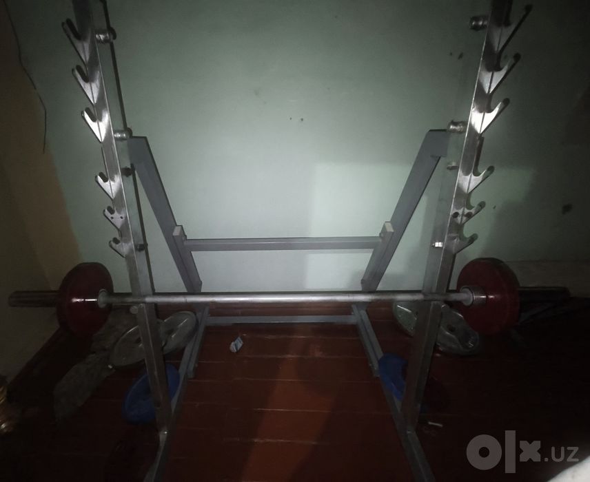Продаю штангу, стойку и блины