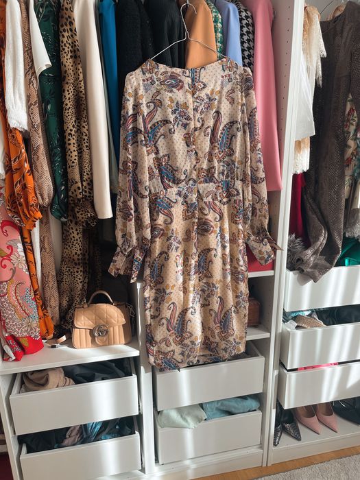 Rochie print deosebit de la TGH Fashion
