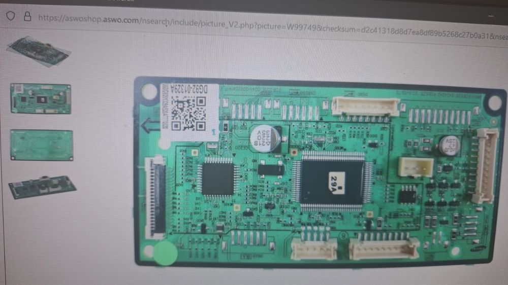 Placa electronica frontala pentru cuptor electric Samsung