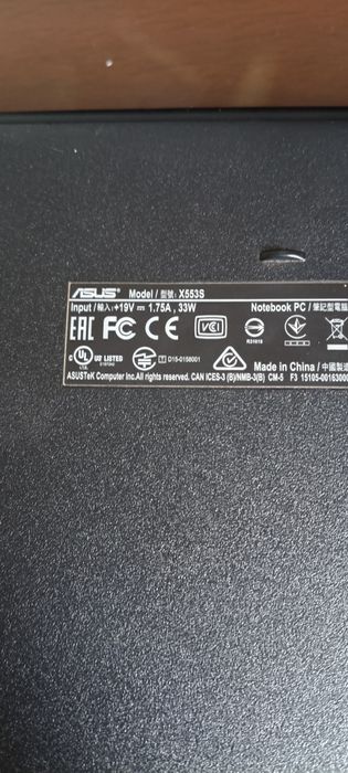 Ноутбук Asus черный