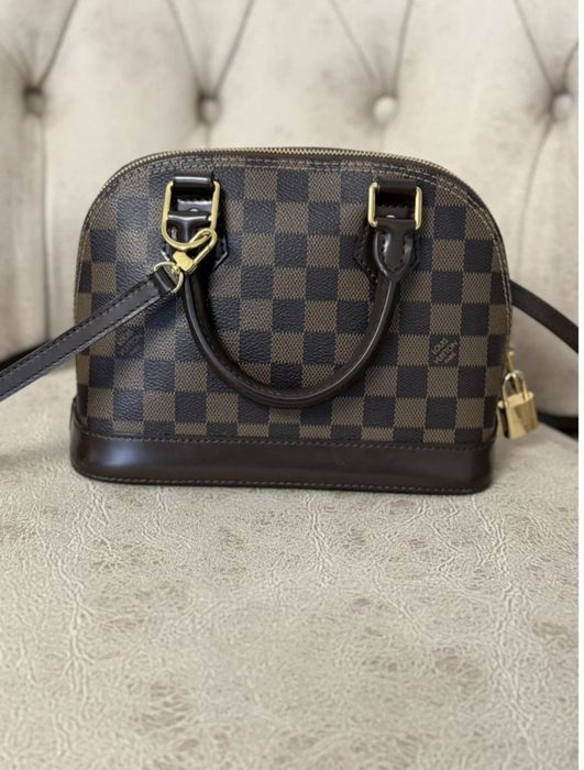 Louis Vuitton AlmaBB Brown Damier Shell  Bag