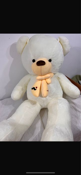 Мишка,белая,размер 1/90