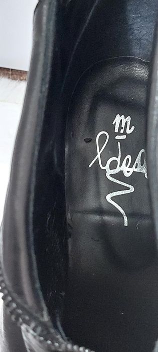 Ghete (botine) Medea din piele naturală moale, model deosebit