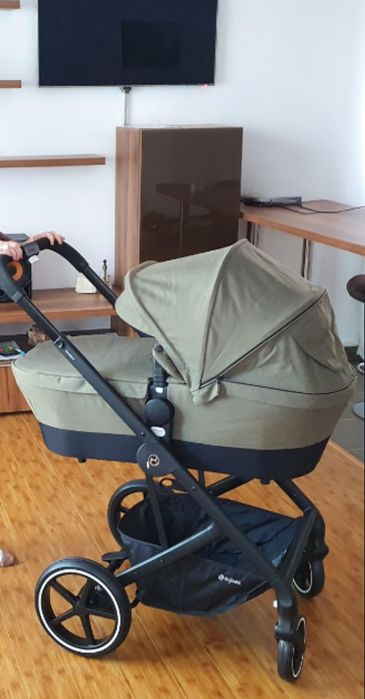 Carucior 2 in 1 CYBEX Balios S, 5 puncte, 0 luni - 4 ani, kaki