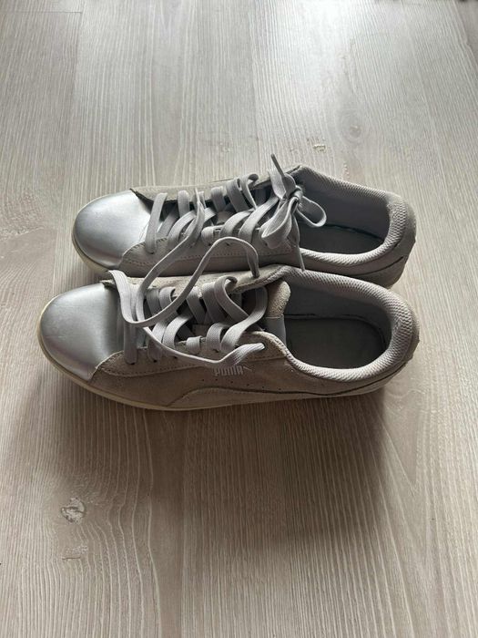 Adidasi puma gri deschis