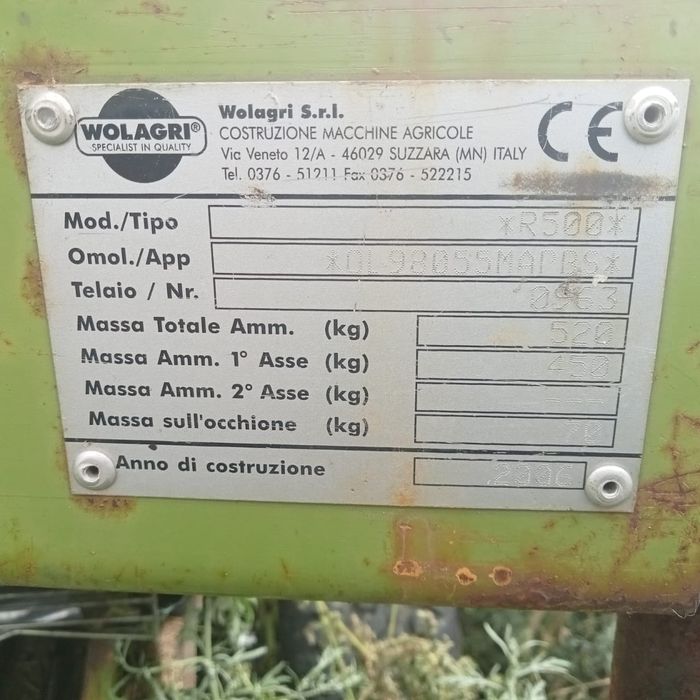 Мини пресс-подборщик Wolagri