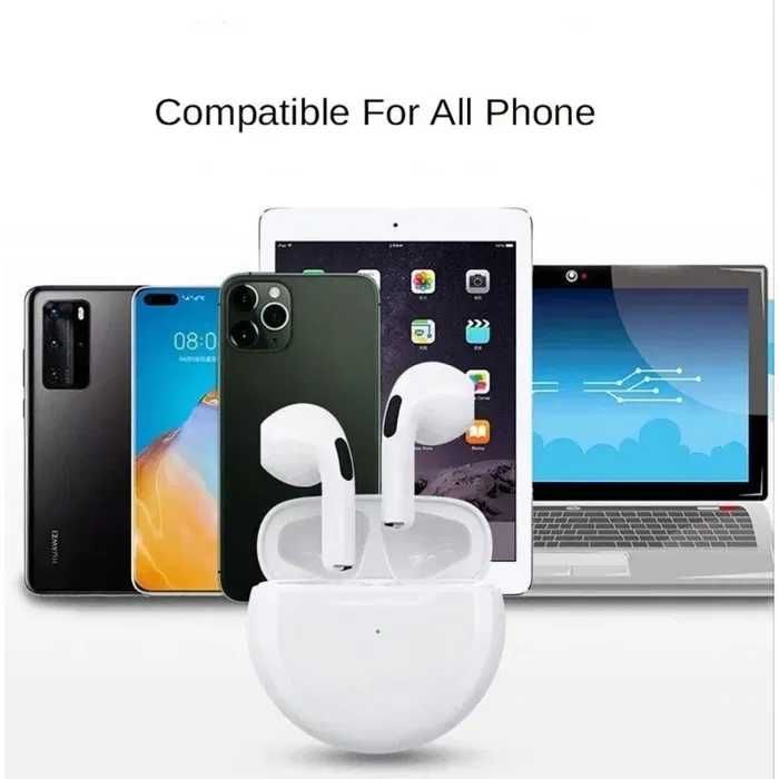 Безжични слушалки Air Pro 6 за iOS/Android с Bluetooth и стерео звук