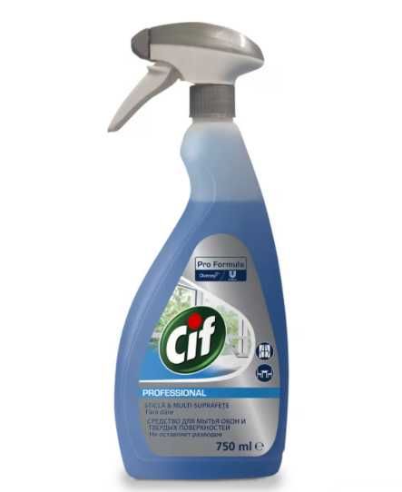 Pachet Curățenie Profesională – Cif Pro Formula + Domestos | Baie, Geamuri, Pardoseli