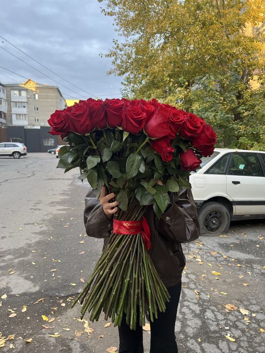 Букет метровых роз