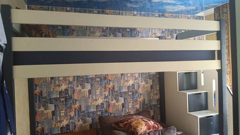 Кровать чердак деревянная