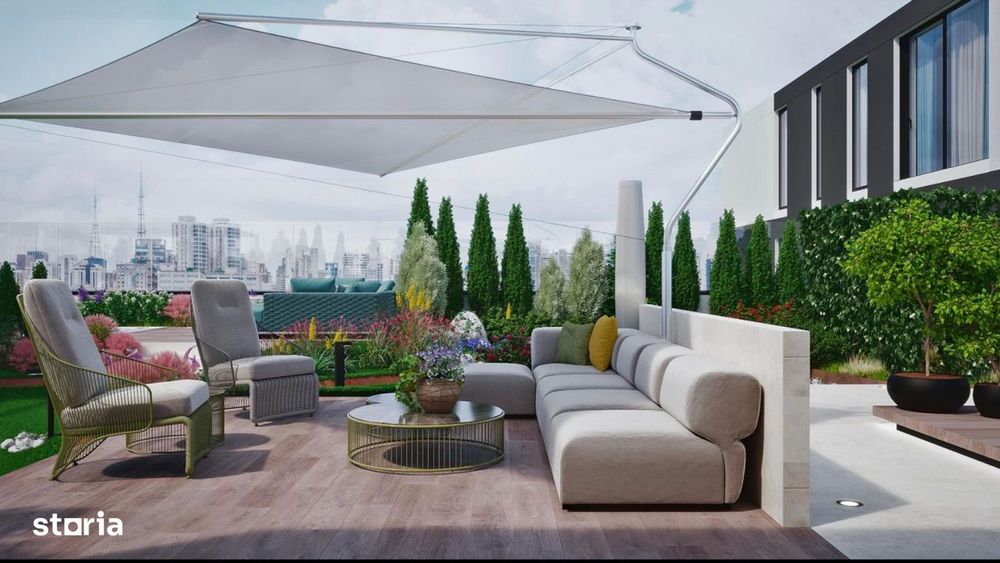 Penthouse spectacolos Aviatiei 790 mp cu piscina pe terasa
