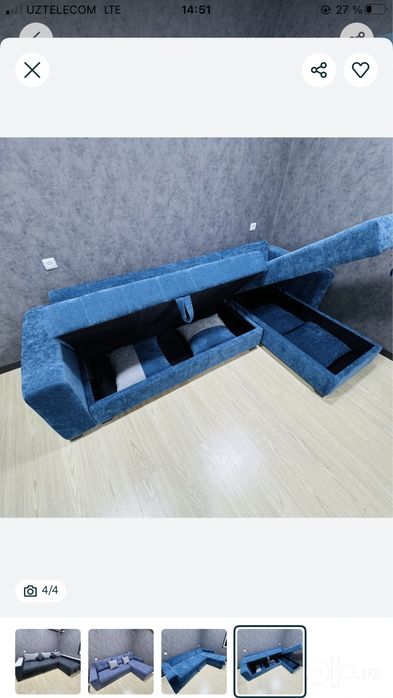 Yumshuq mebil ugalok narxi 3.200 mindan boshlanadi