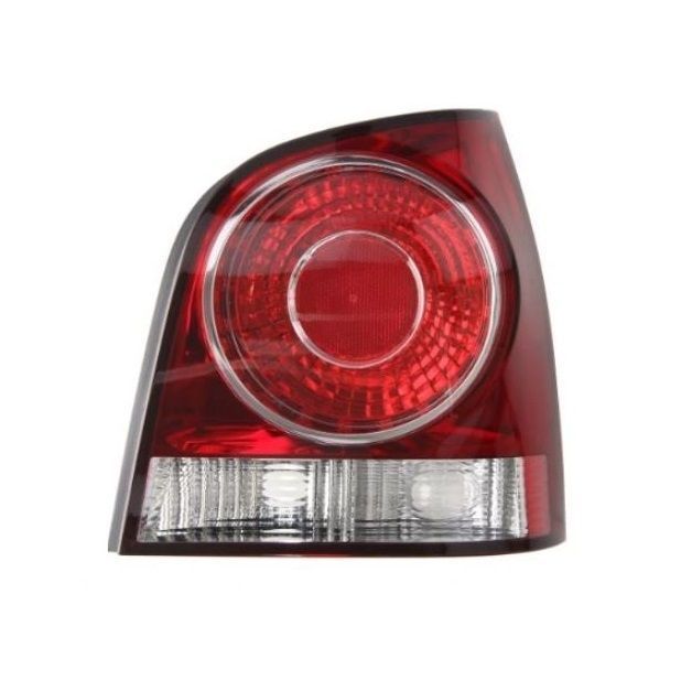 Stop, lampa spate VW Polo, 04.2005-08.2009, RapidAuto, partea dreapta, cu lampa de mers inapoi; tip bec P21/4W+P21W+PY21W+R5W; rosu; fara soclu bec