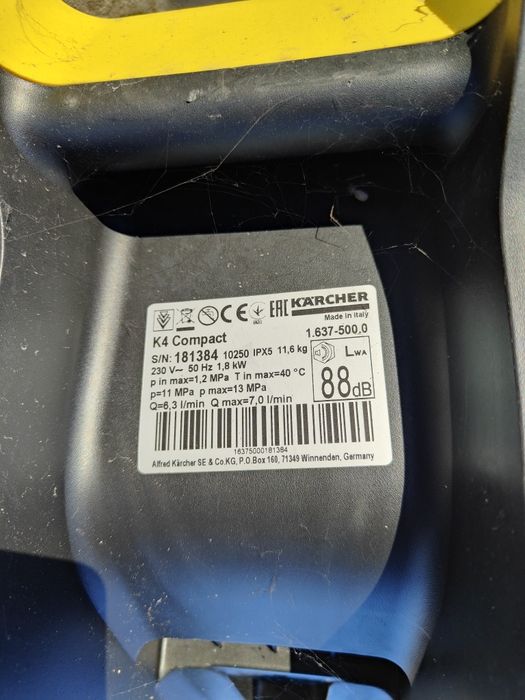 Karcher K4 Compact мойка авто