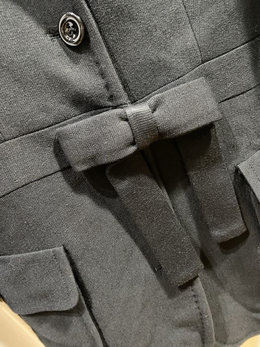 Палто от вълнена смес Love Moschino в черно