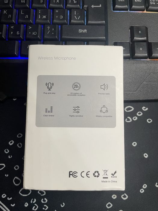 Петличка с 2 микрофонами