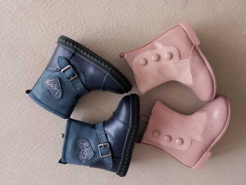 Детски ботушки, естествена кожа