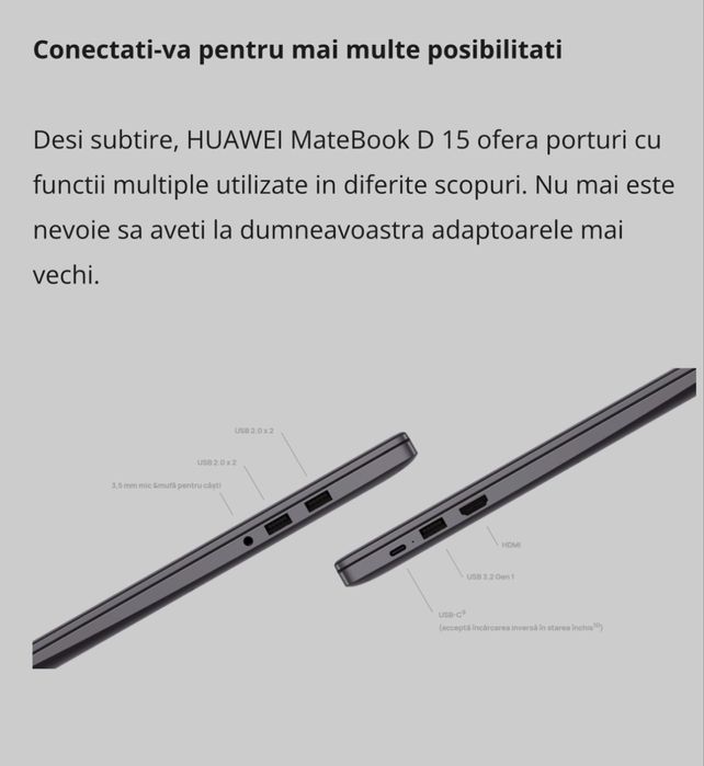 Laptop Huawei MateBook D15