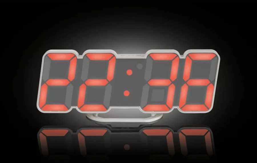 Ceas cu LED, 3D, cu termometru calendar cu telecomanda, de perete masa