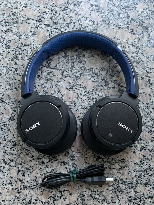 Casti Bluetooth SONY MDR-ZX770BN Blue, Over The Ear