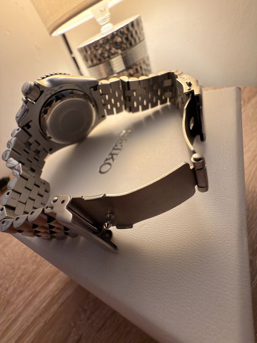 Seiko MOD GMT Automatic „Earth Dial” – custom, NH34, stare foarte bună