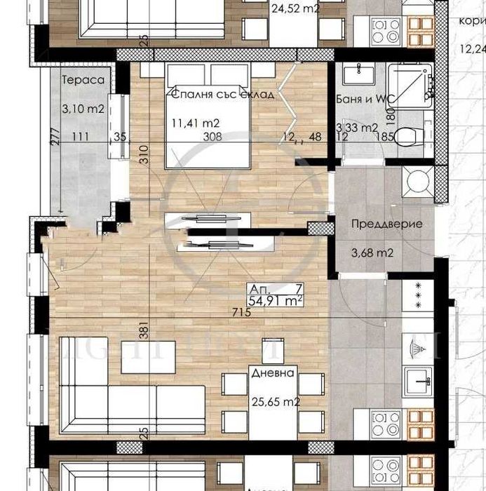 Продава се Двустаен апартамент в Пловдив, Остромила - 70 кв.м за 1749 €/кв.м - Снимка #8
